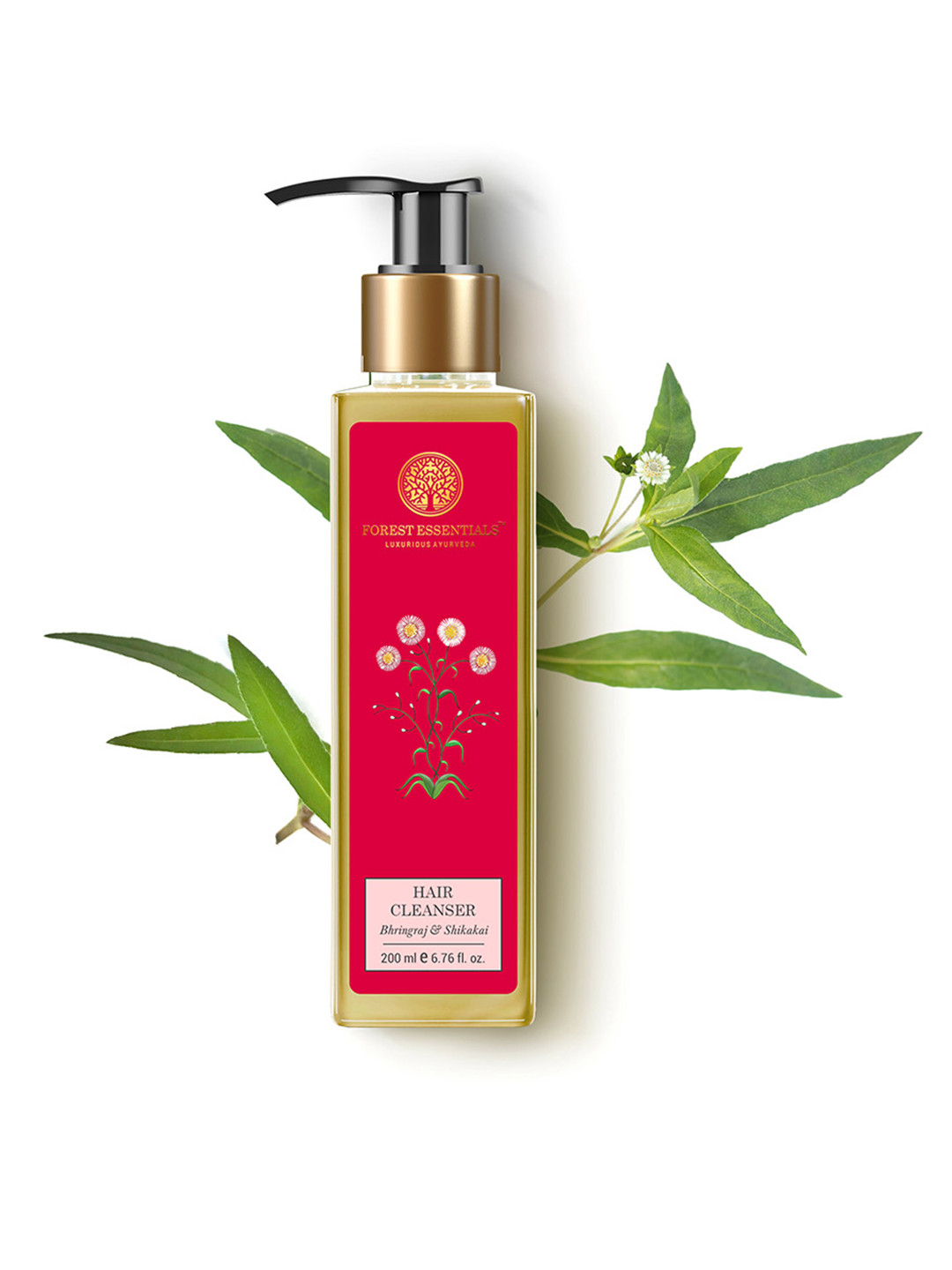 Forest Essentials Hair Cleanser Bhringraj & Shikakai Shampoo for Hair Fall - 200ml