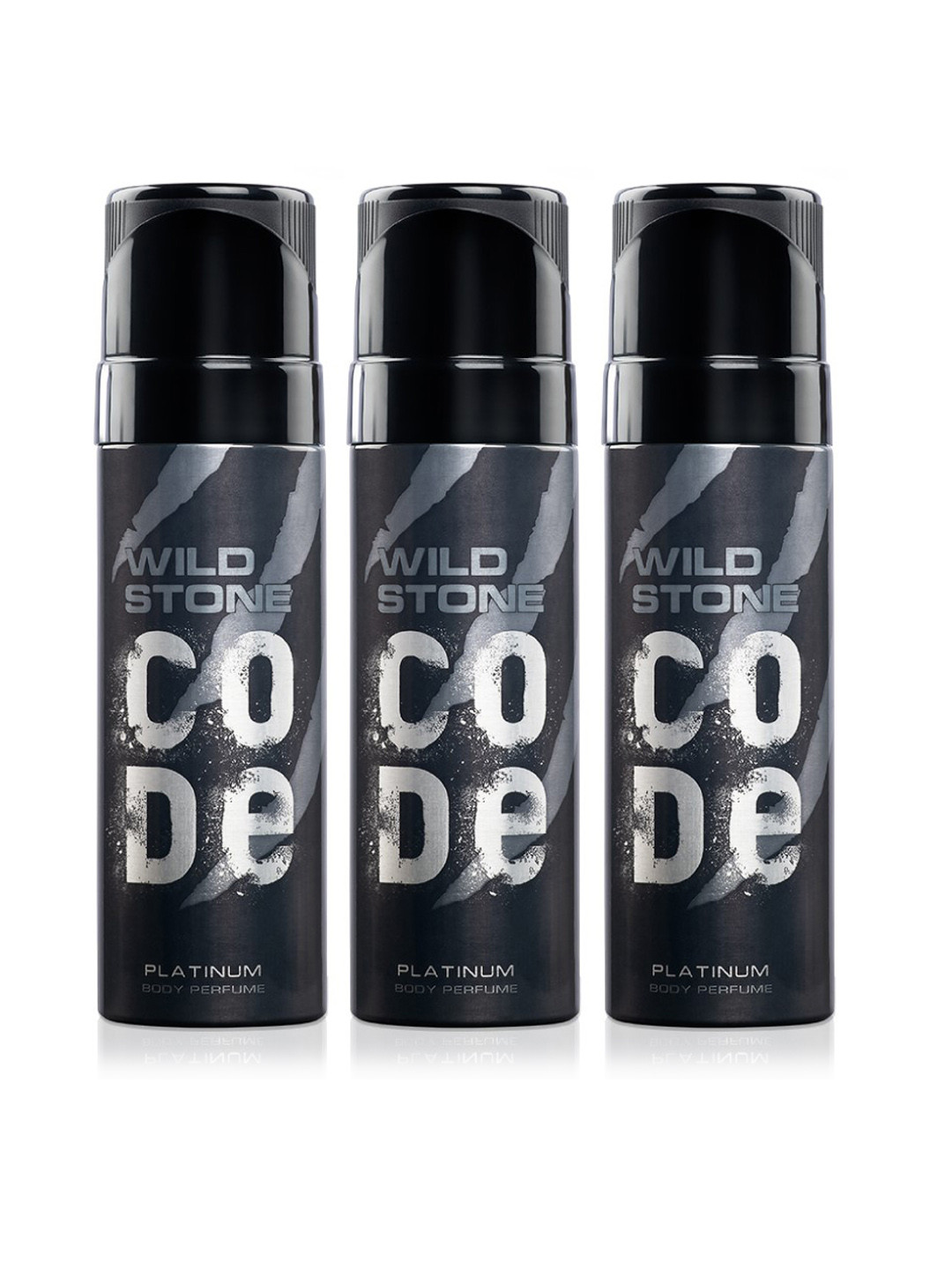 Wild stone code  Men Set of 3 Code Platinum Perfume Body Sprays