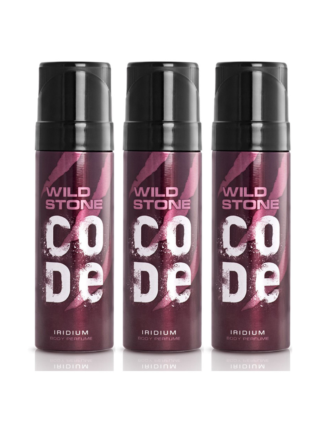 Wild stone code  Men Set of 3 Code Iridium Body Deodorants