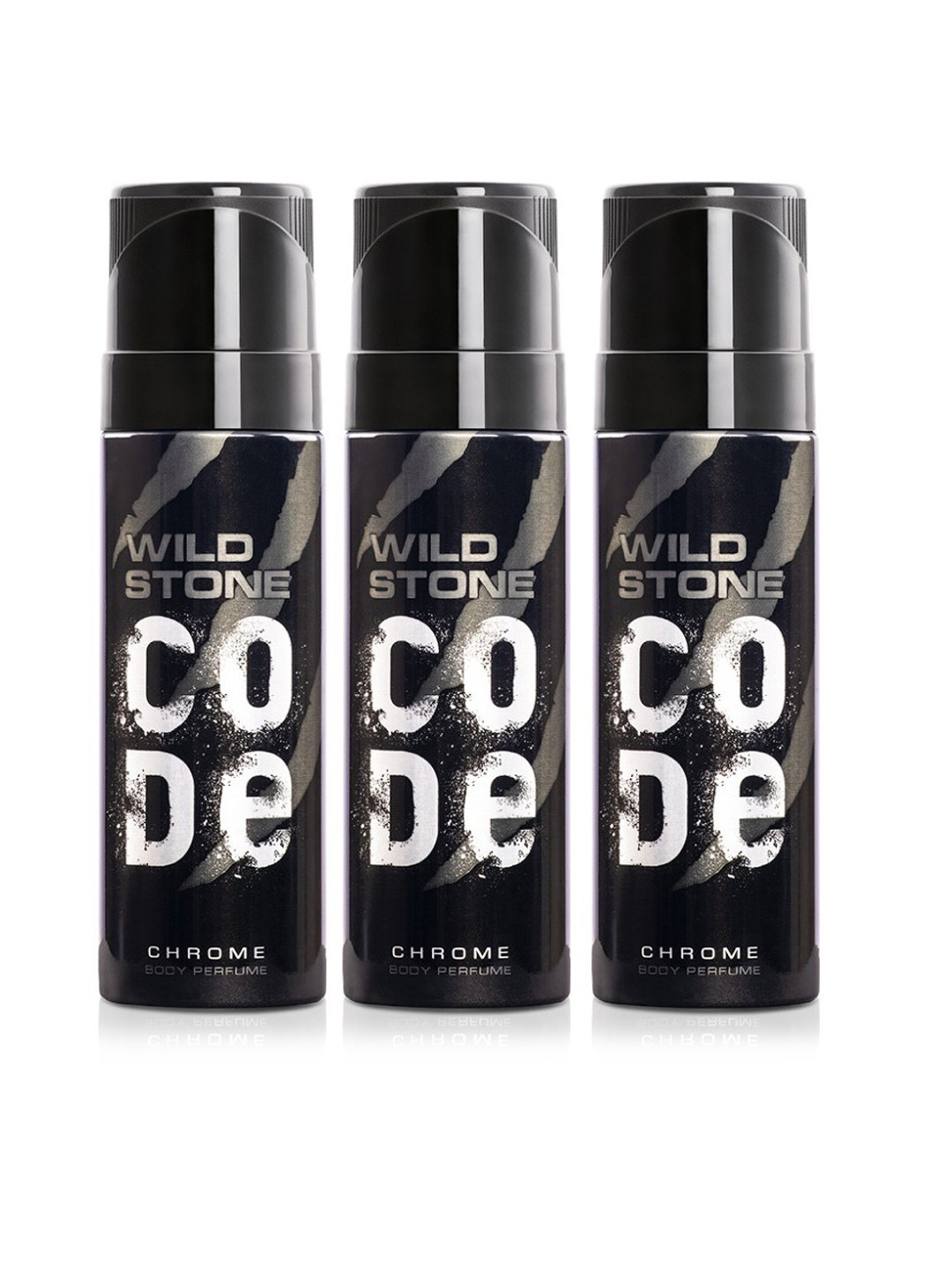 Wild stone code  Men Set of 3 Code Chrome Perfume Body Spray