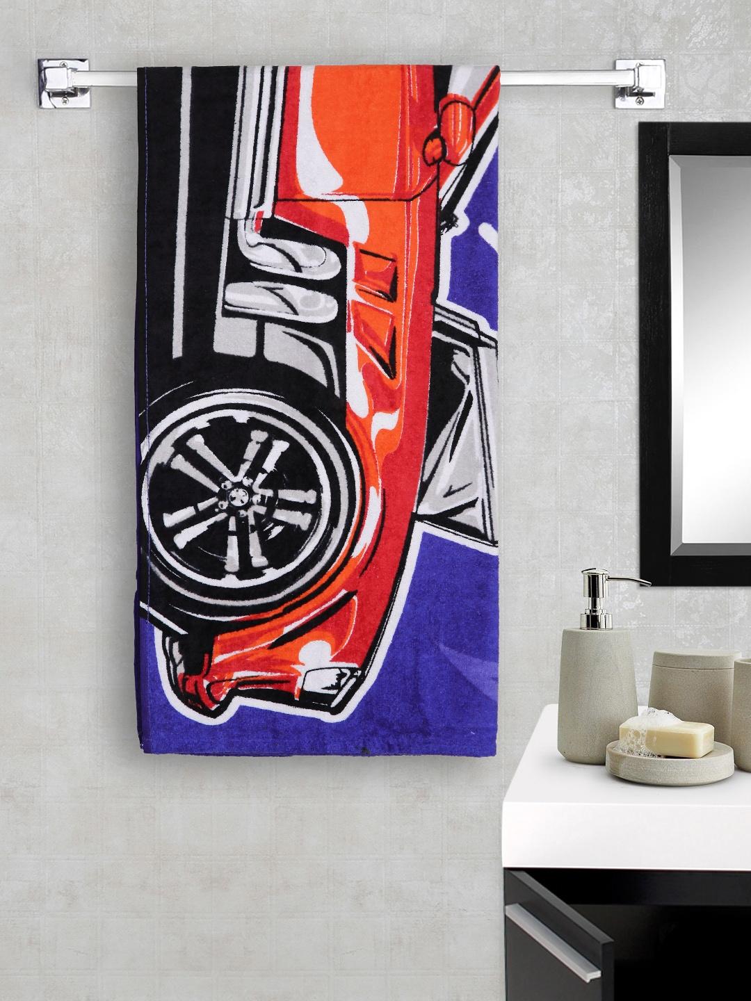 Hot wheels bath best sale towel