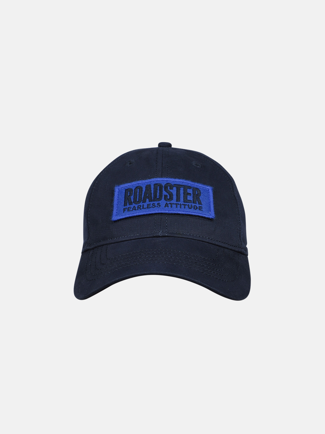 Roadster Unisex Navy Blue Embroidered Baseball Cap