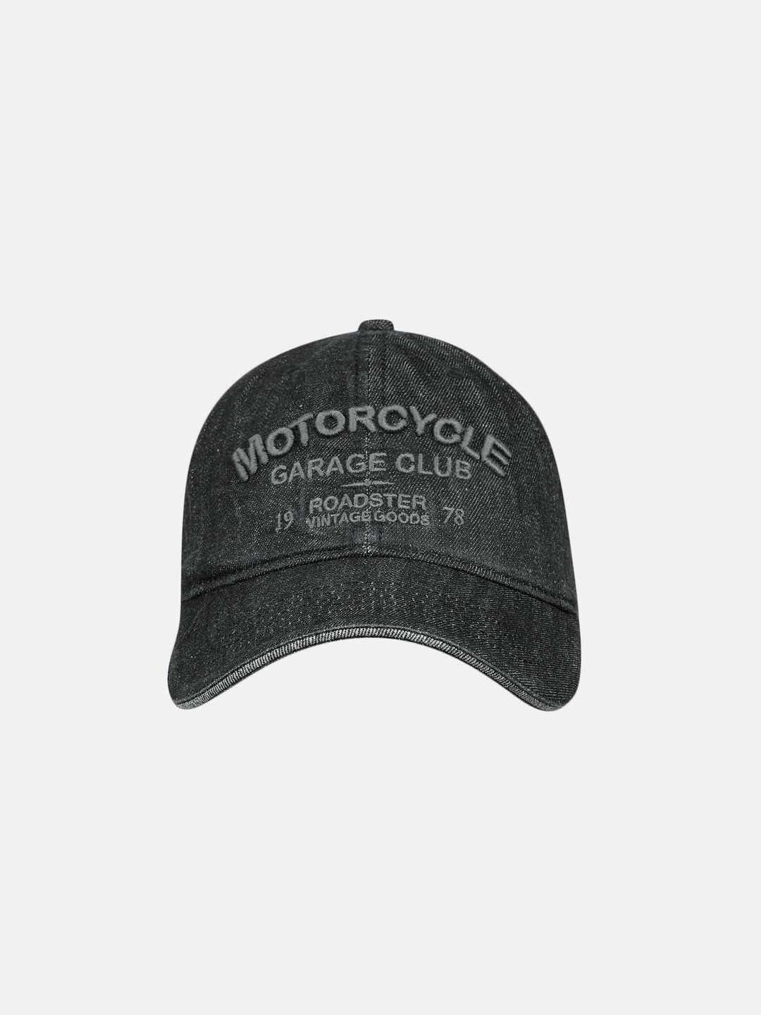 Roadster Unisex Charcoal Grey Embroidered Baseball Cap