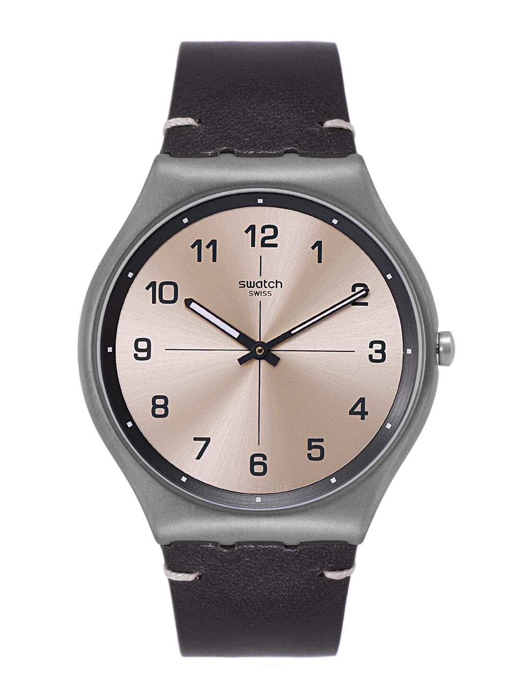 Swatch Unisex Copper-Toned Time to Trovalize Swiss Water Resistant Analogue Watch SS07M100