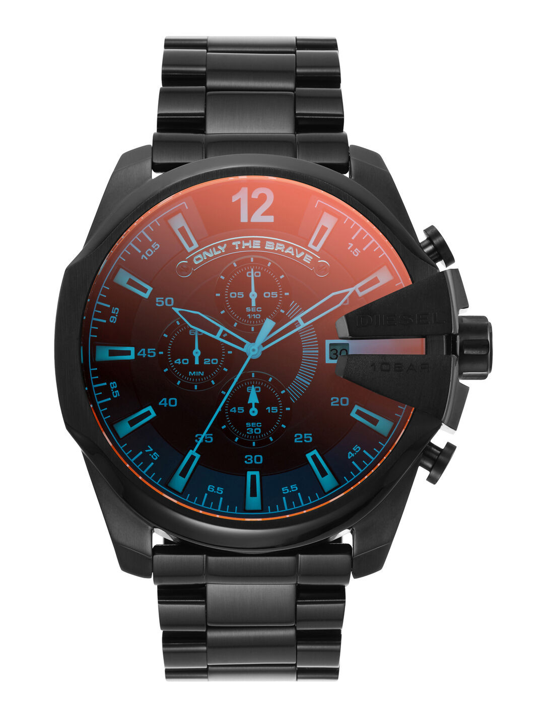 DIESEL Men Black Chronograph Watch DZ4318