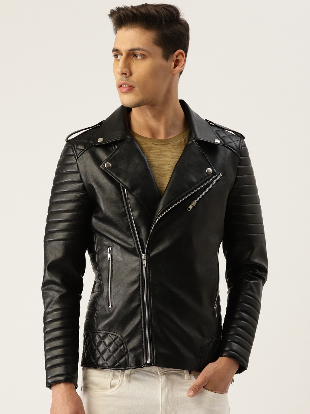 Stores with leather shop jackets near me