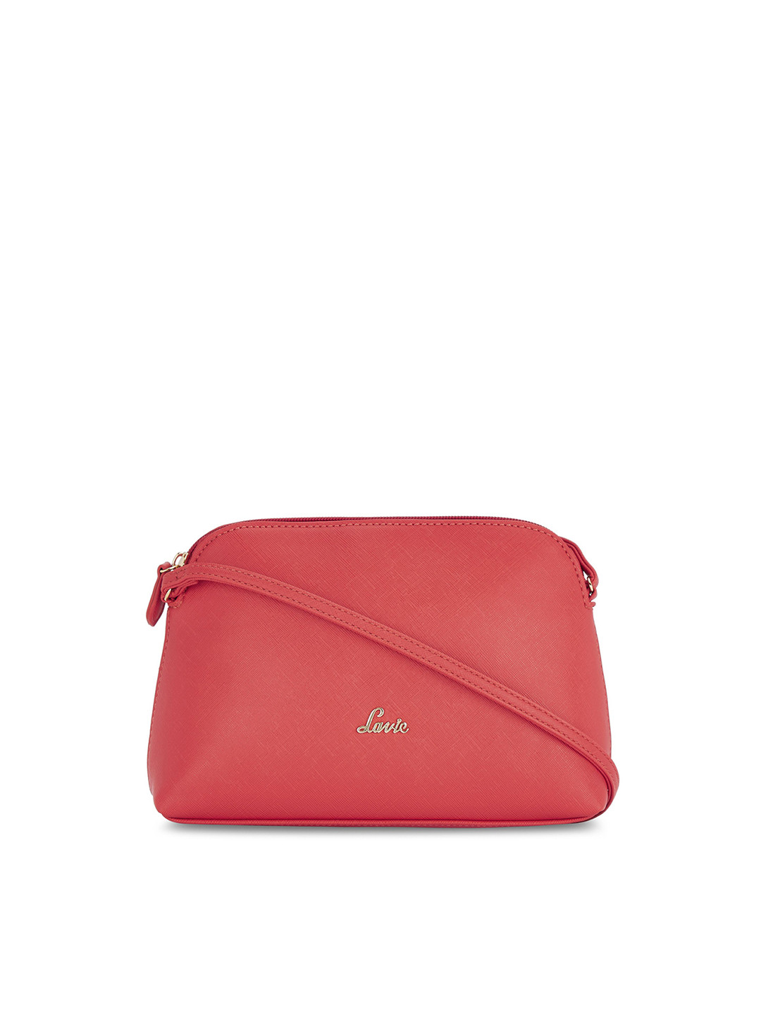 Lavie Jana Csb Horizontal Women Coral Red Solid Sling Bag