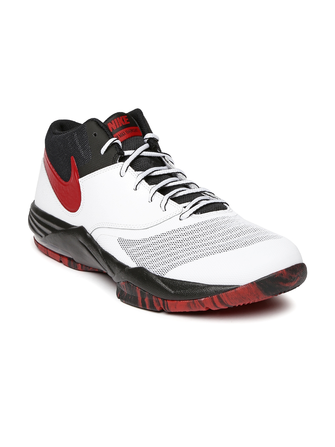 Palacio de los niños Empresario Ingenioso Buy Nike Men White & Black Air Max Emergent Basketball Shoes - Sports Shoes  for Men 1267305 | Myntra
