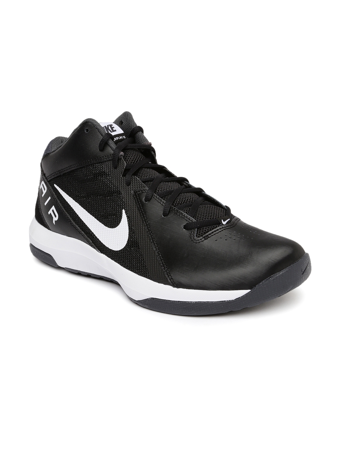 Buy Nike Men Black The Air Overplay IX Basketball Shoes ...