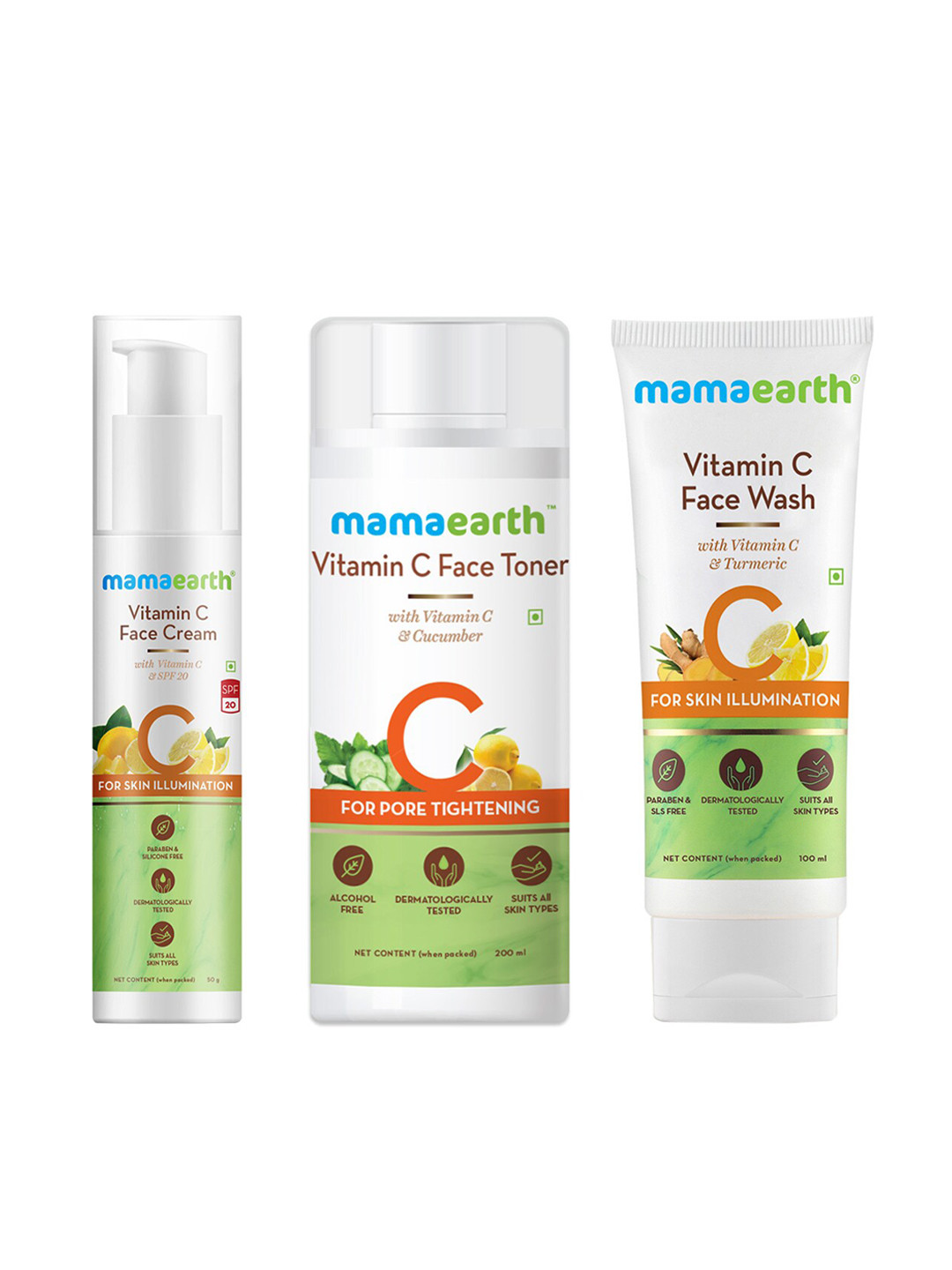 Mamaearth Unisex Set of 3 Face Kit