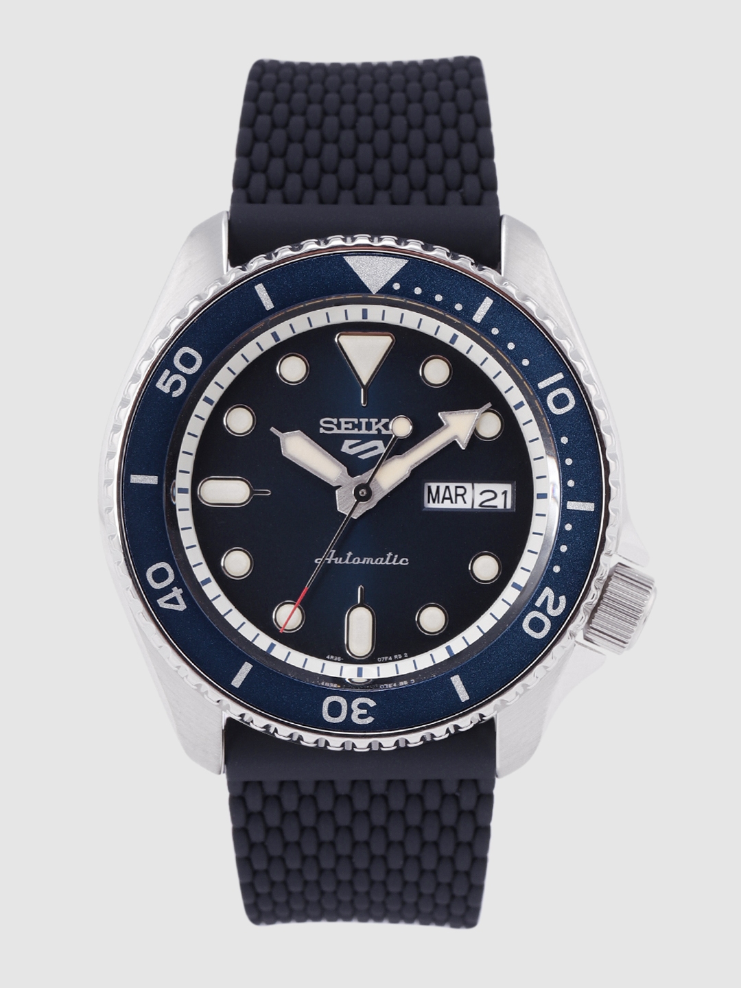 Buy SEIKO Men Navy Blue 5 Sports Automatic Analogue Watch SRPD71K2 Watches for Men 12693328 Myntra