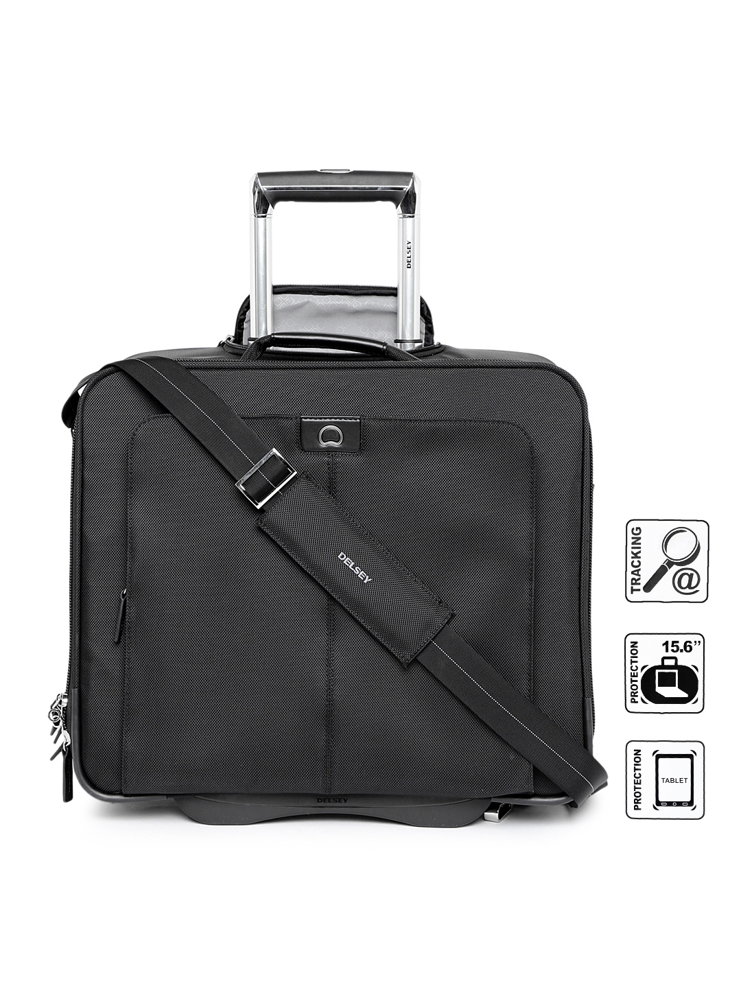 Delsey laptop cheap trolley bag