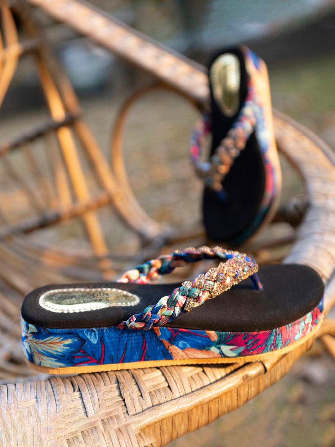 Shoetopia Women Multicoloured Embellished Heels