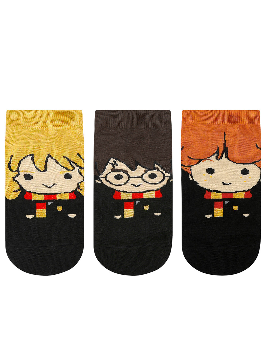 Socksxpress Harry Potter Pack of 3 Men Lowcut Ankle Socks