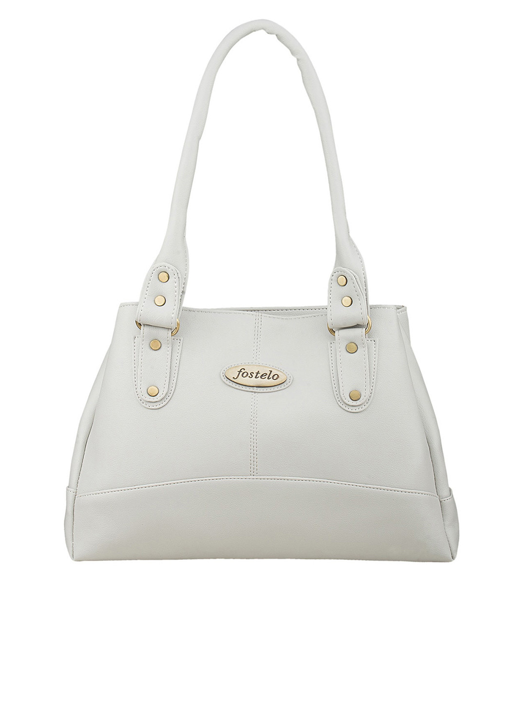 Fostelo Grey Solid Shoulder Bag