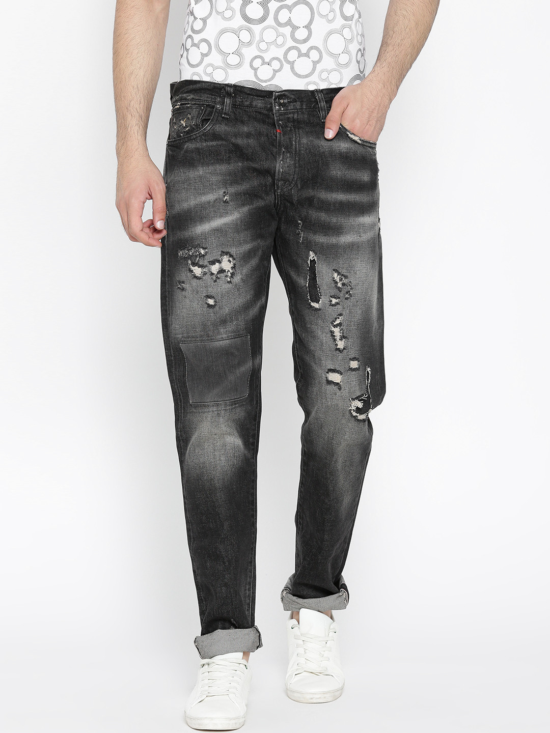 jack jones mike comfort jeans black