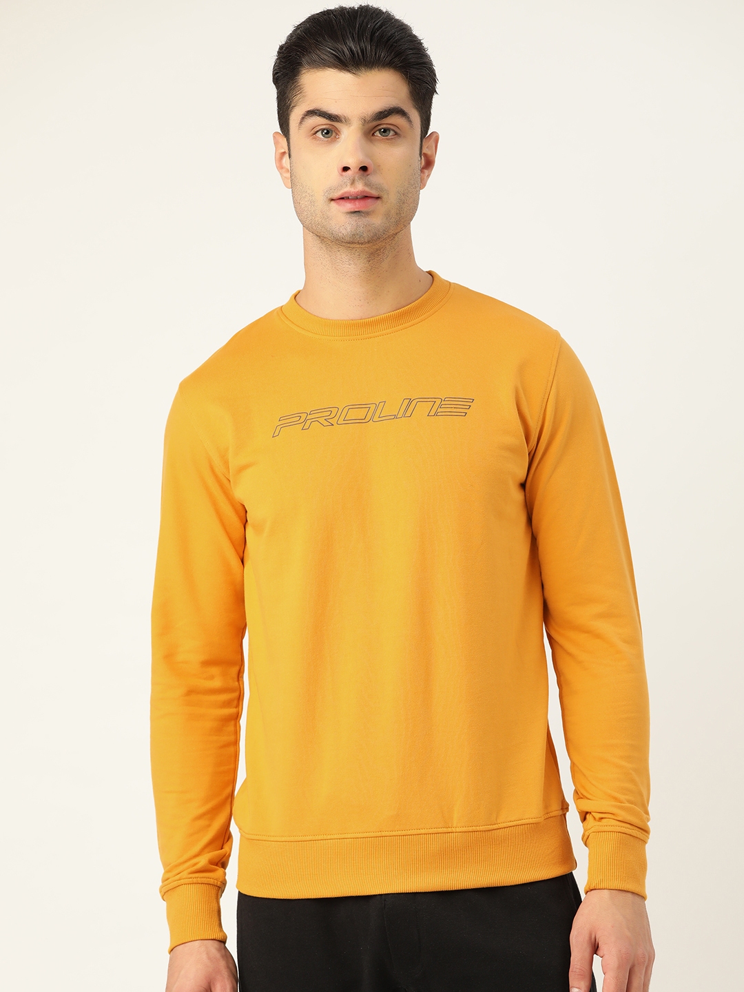 mustard yellow sweatshirt mens