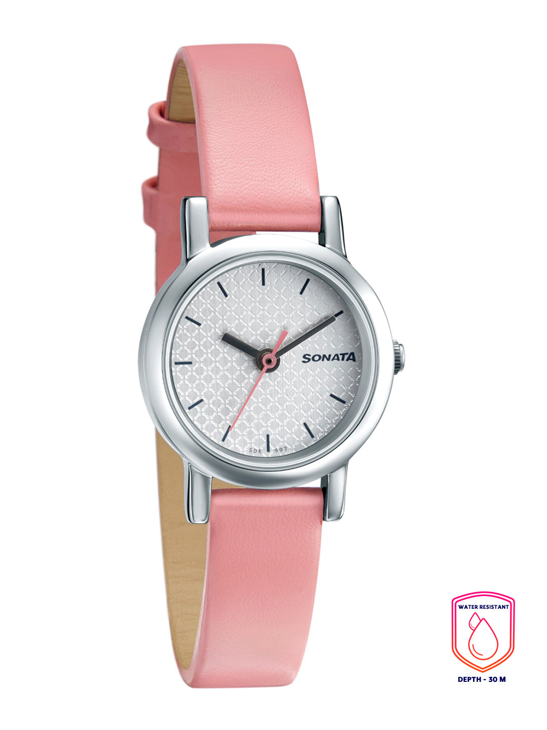 Sonata Women Splash 2.0 White Analogue Watch 8976SL15