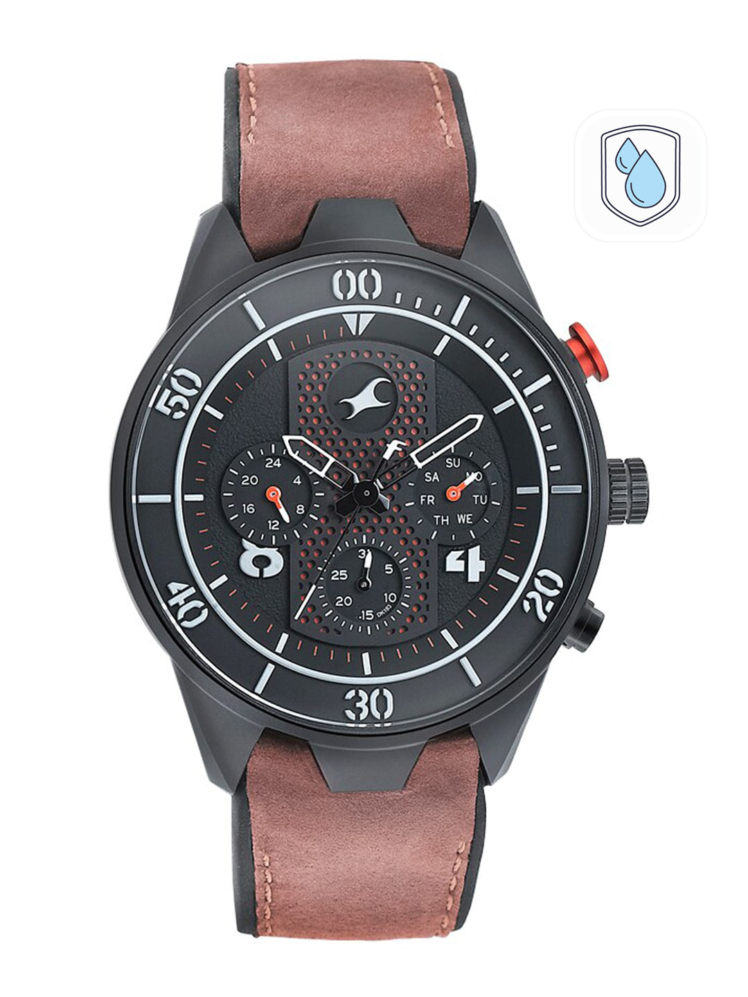 Fastrack Men Black Analogue Watch 3195AP01