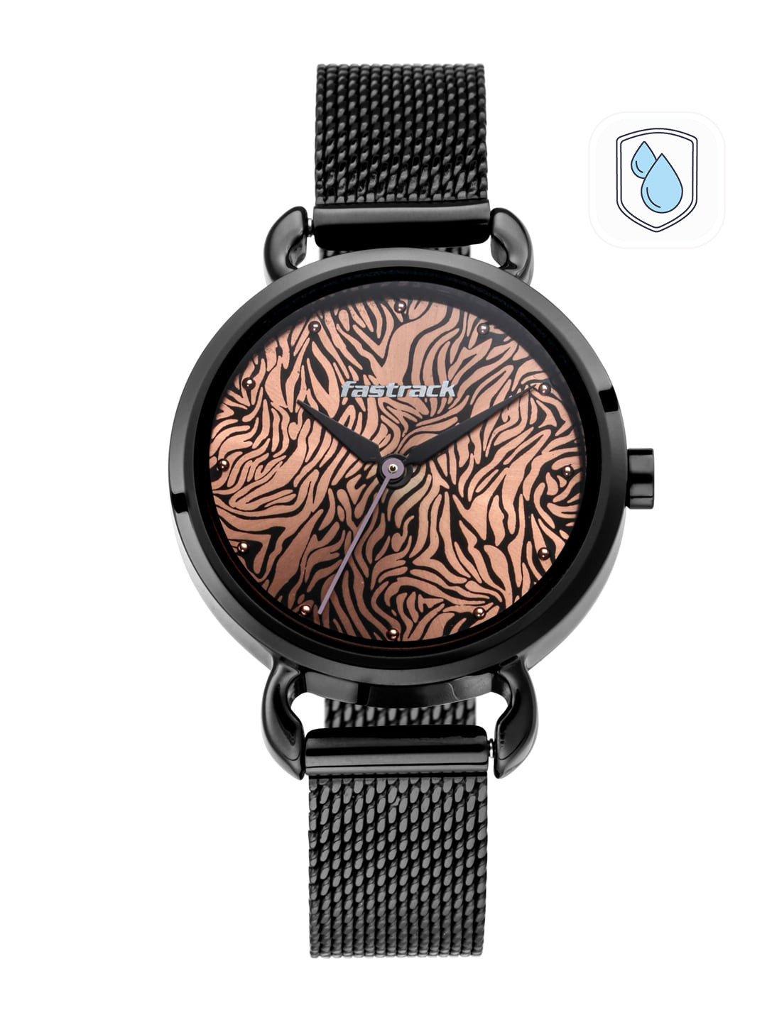 Fastrack Women Rose Gold Analogue Watch 6221NM01