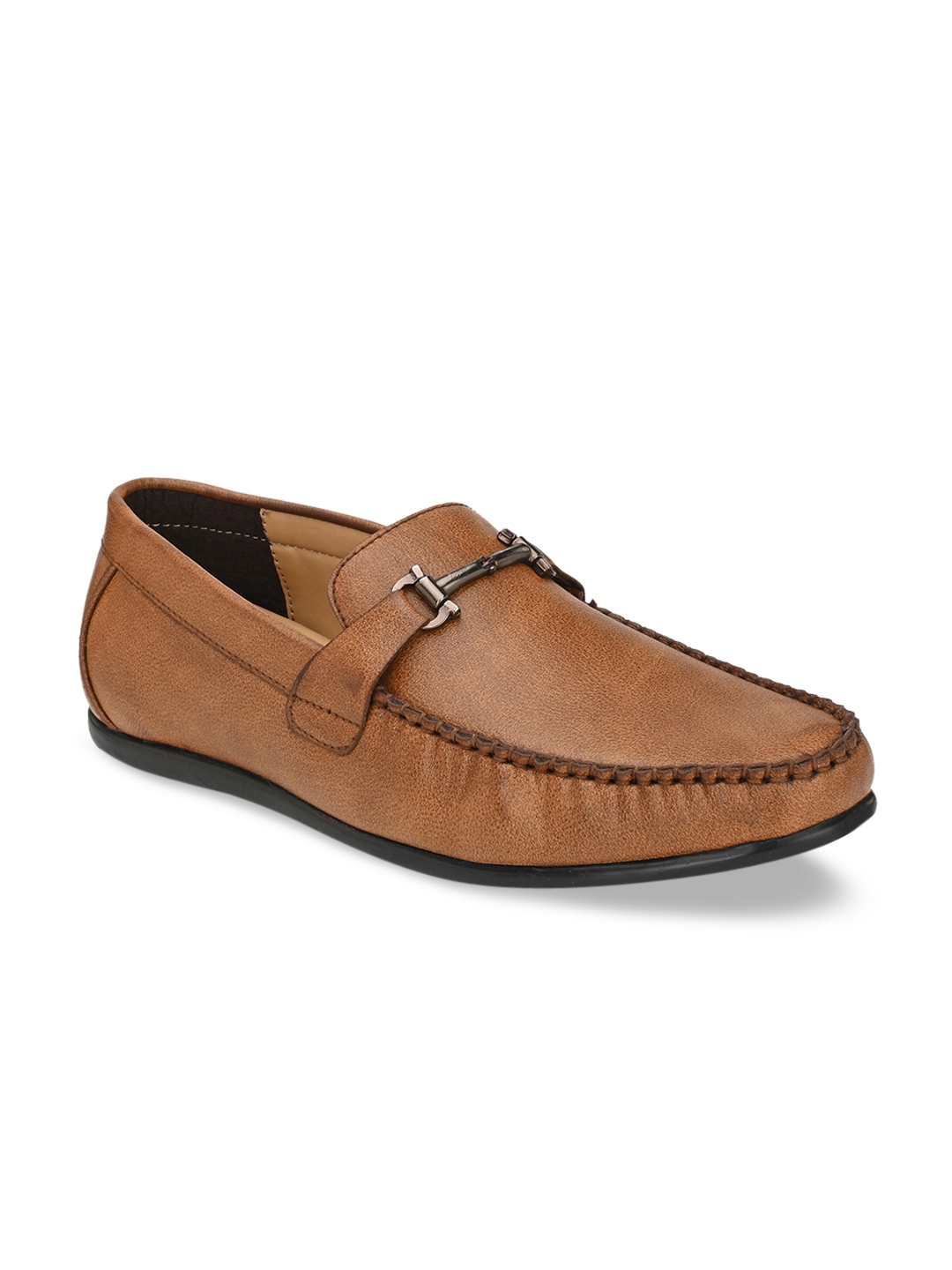 Buy Alberto Torresi Men Tan Brown Synthetic Leather Loafers Casual Shoes for Men 12786126 Myntra