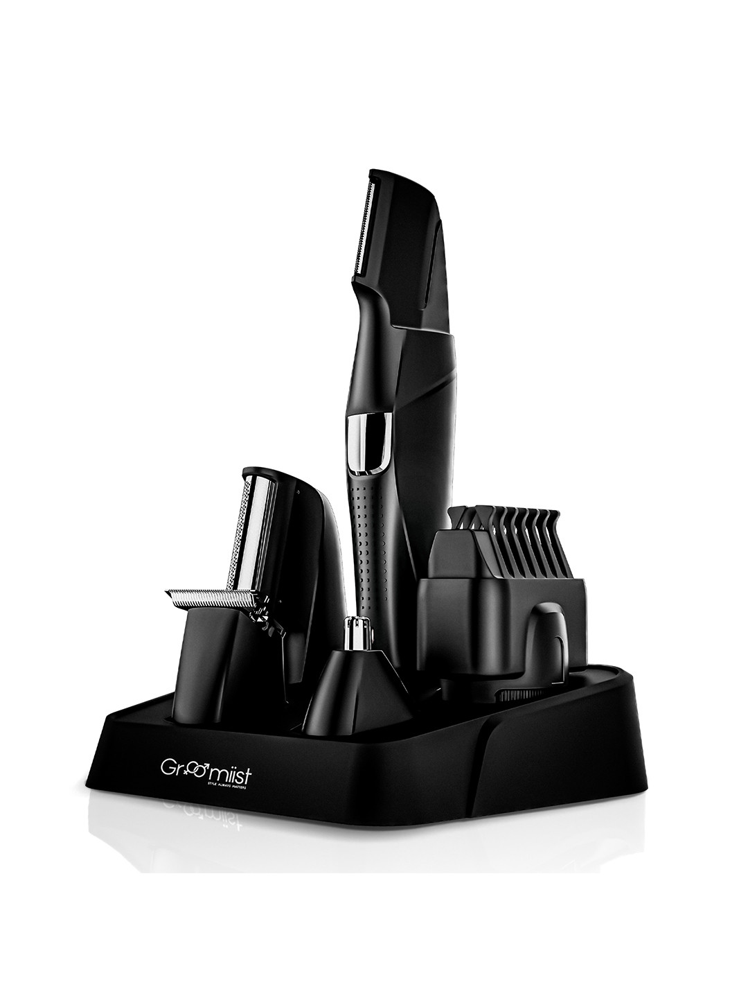 Groomiist Men Waterproof Cordless 4 in 1 Trimmer 20 Length / 60 min PT-303