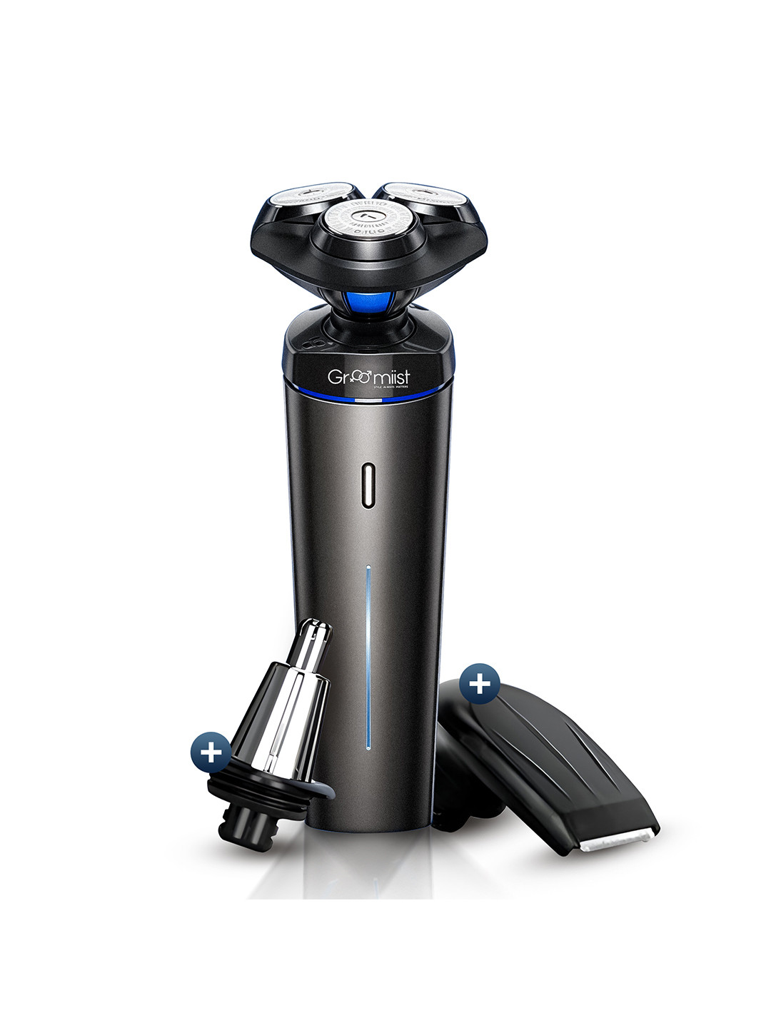 Groomiist Corded Cordless 3 in 1 Shaver for men IPX6 Waterproof 90 Min Runtime PST-501