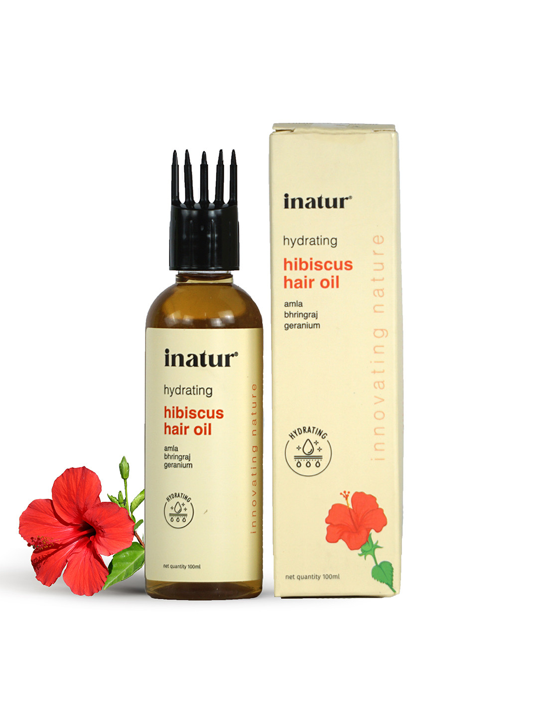 Inatur Hibiscus Hair Oil Regrowth 100 ml