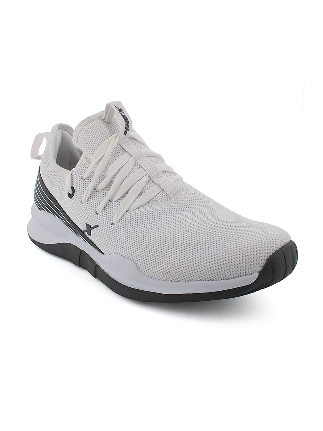 Sparx Men Off-White Mesh Running Shoes