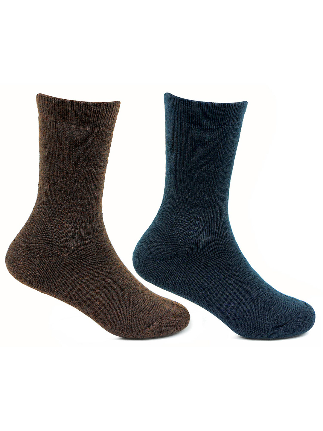 Bonjour Kids Pack Of 2 Assorted Woolen Full-Length Socks