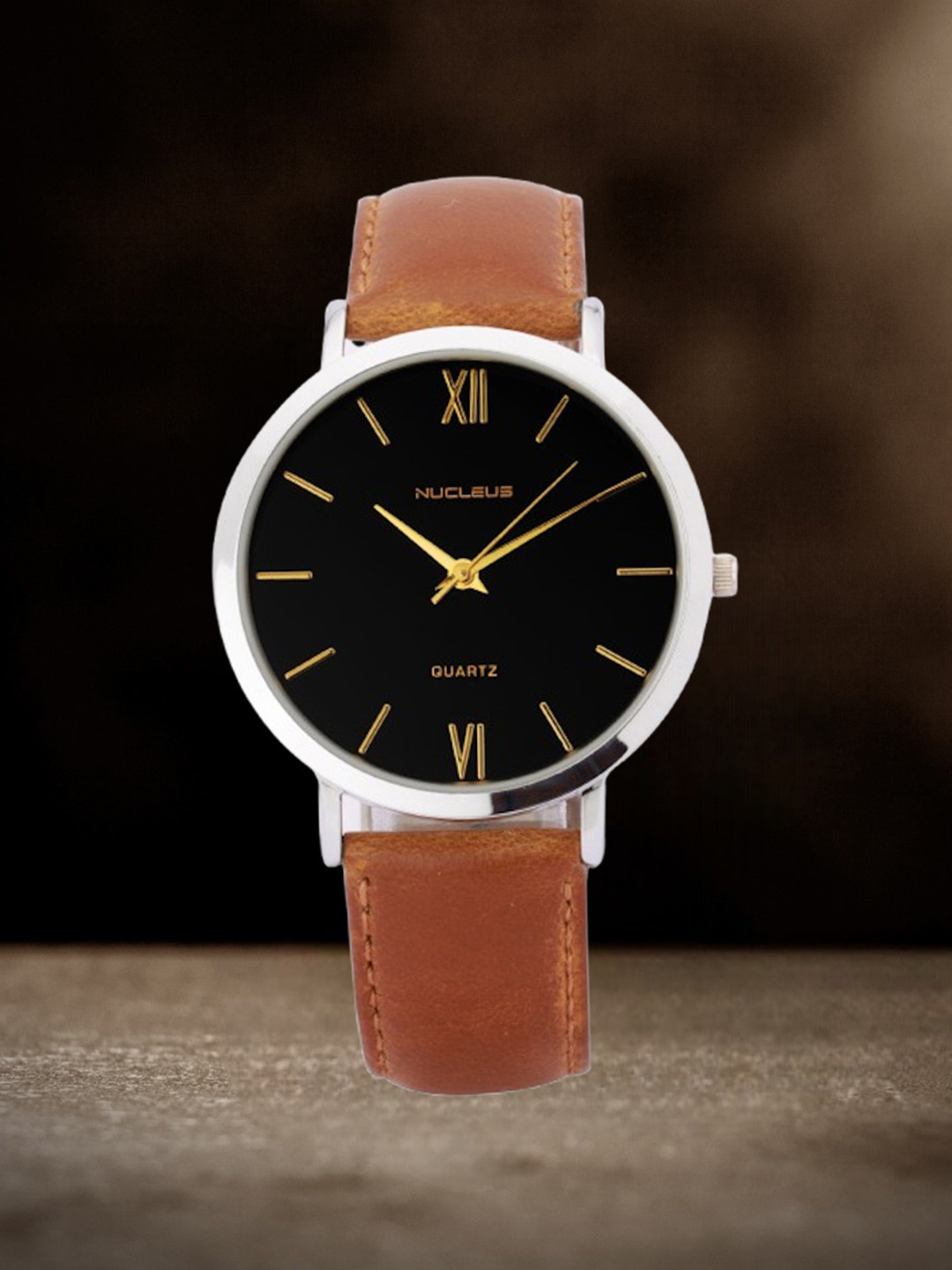 Nucleus Unisex Black Dial Watch LSBB