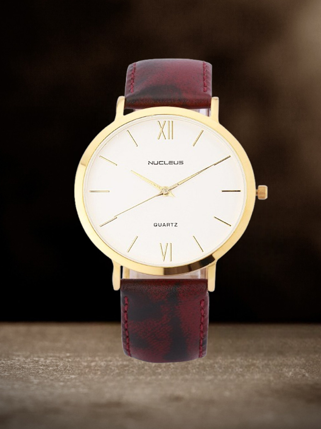 Nucleus Unisex White Dial Watch LGWM