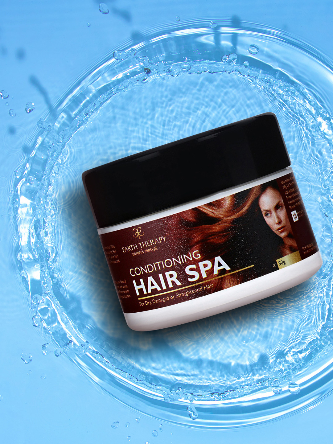 EARTH THERAPY Conditioning Spa With Natural Strength for Dry Damaged Straightened Hair 50g