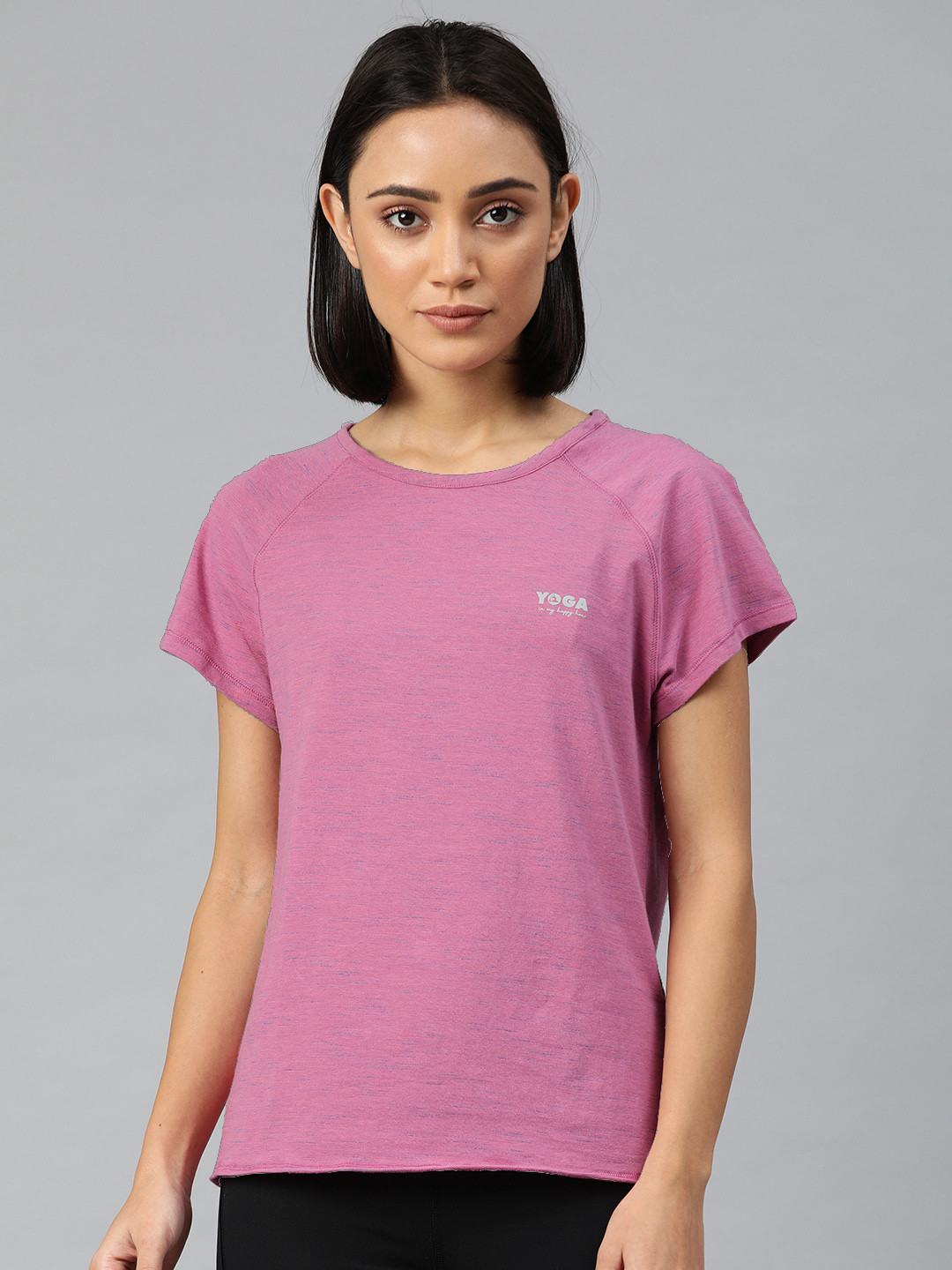 Van Heusen Women Round Neck Yoga T-shirt