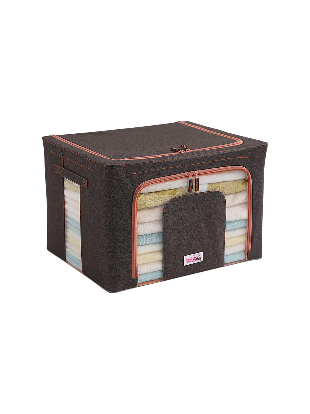 BlushBees Brown Solid Multi-Utility Storage Box With Handles