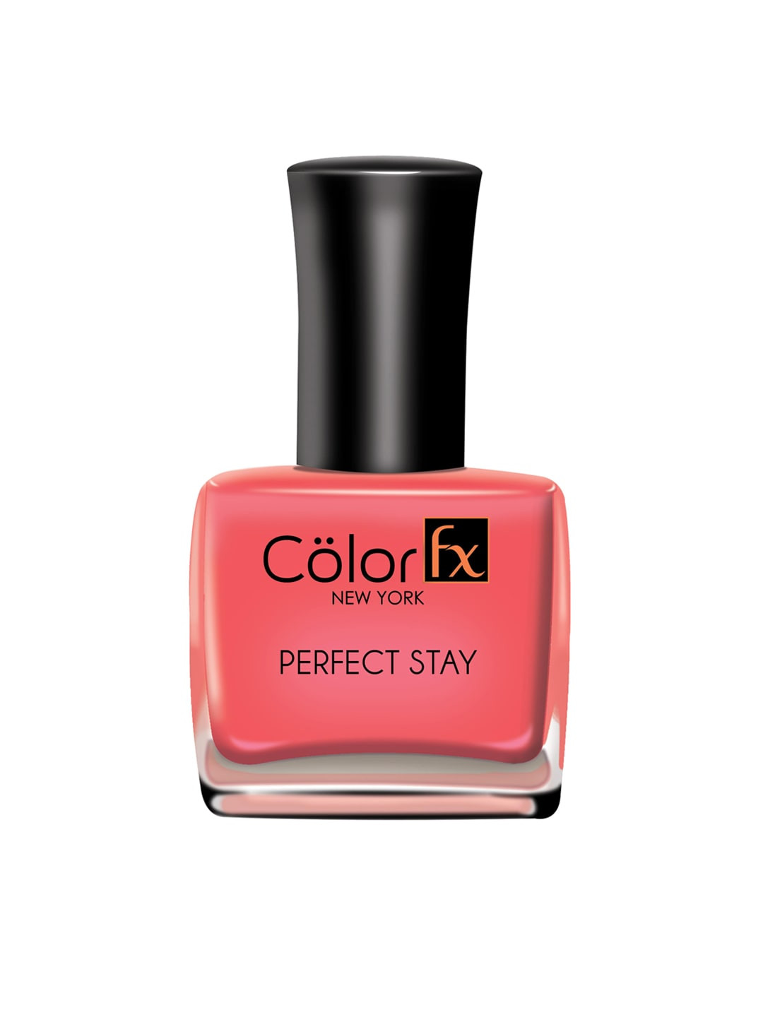 Color Fx Perfect Stay Basic Collection Nail Enamel Peach Shade 124 - 9 ml