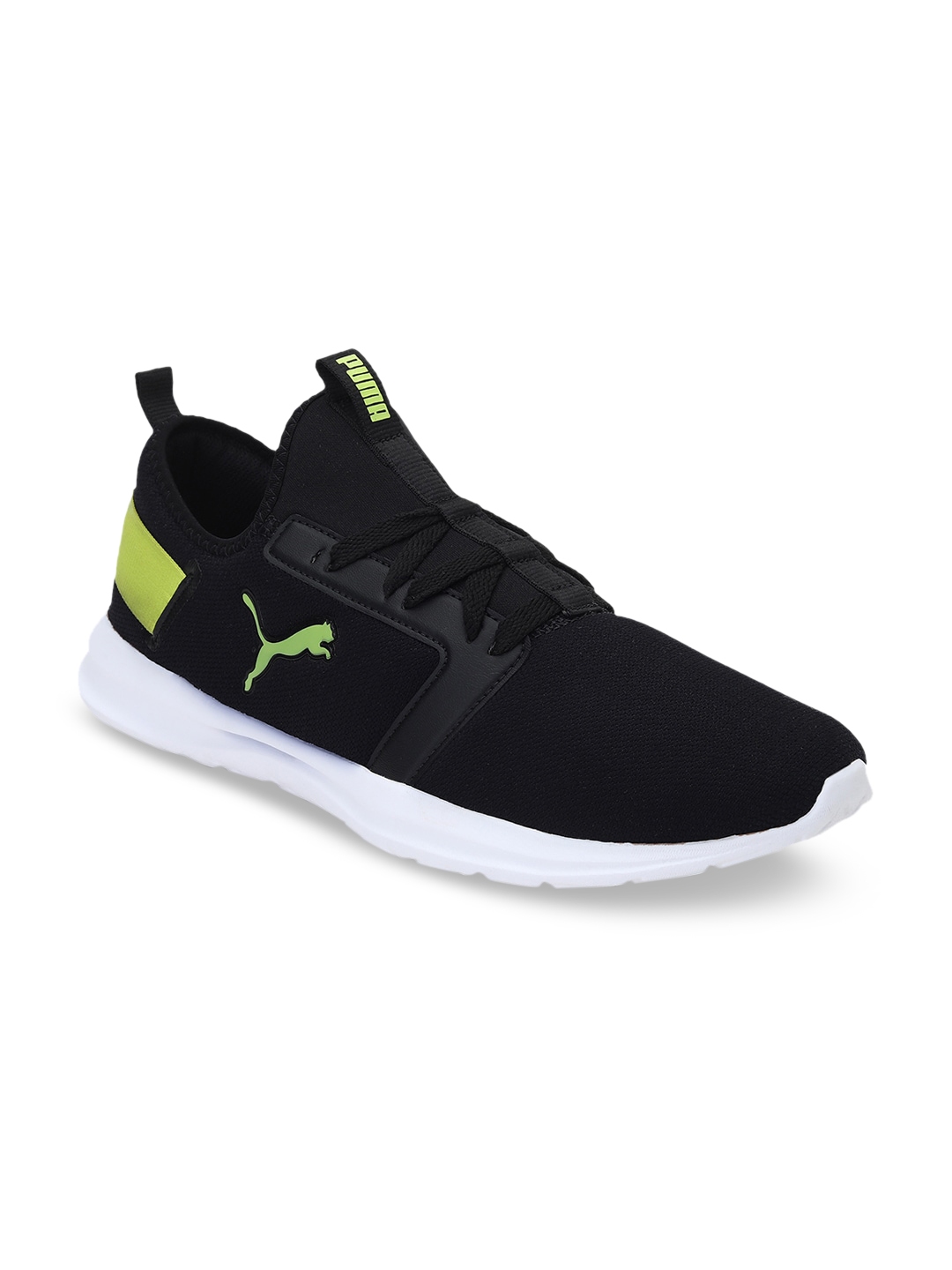Buy Puma Men Black Fluorescent Green Bold Extreme Sneakers Casual Shoes for Men 12846142 Myntra