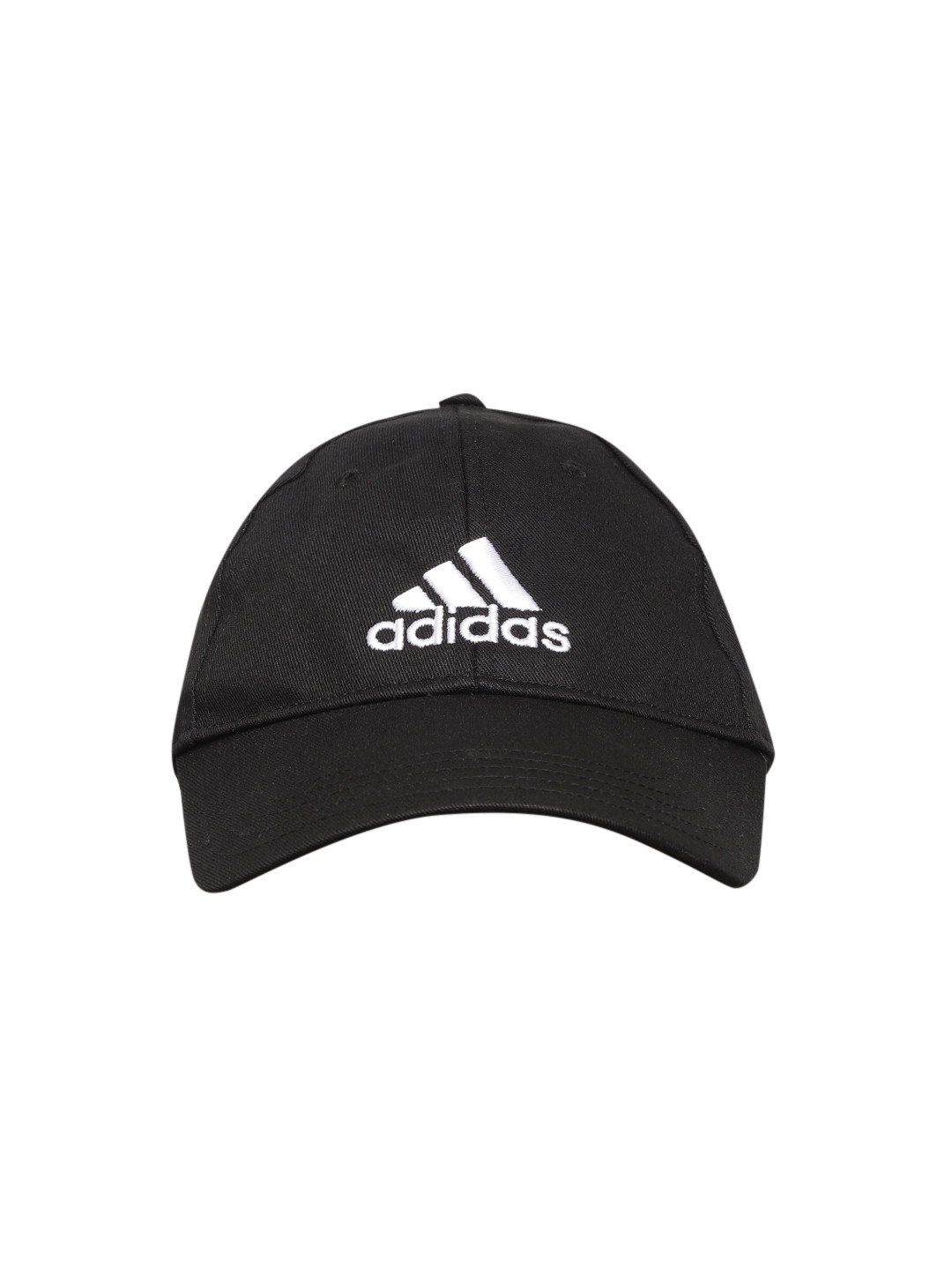 ADIDAS Men Black & White Baseball Cap with Brand Logo