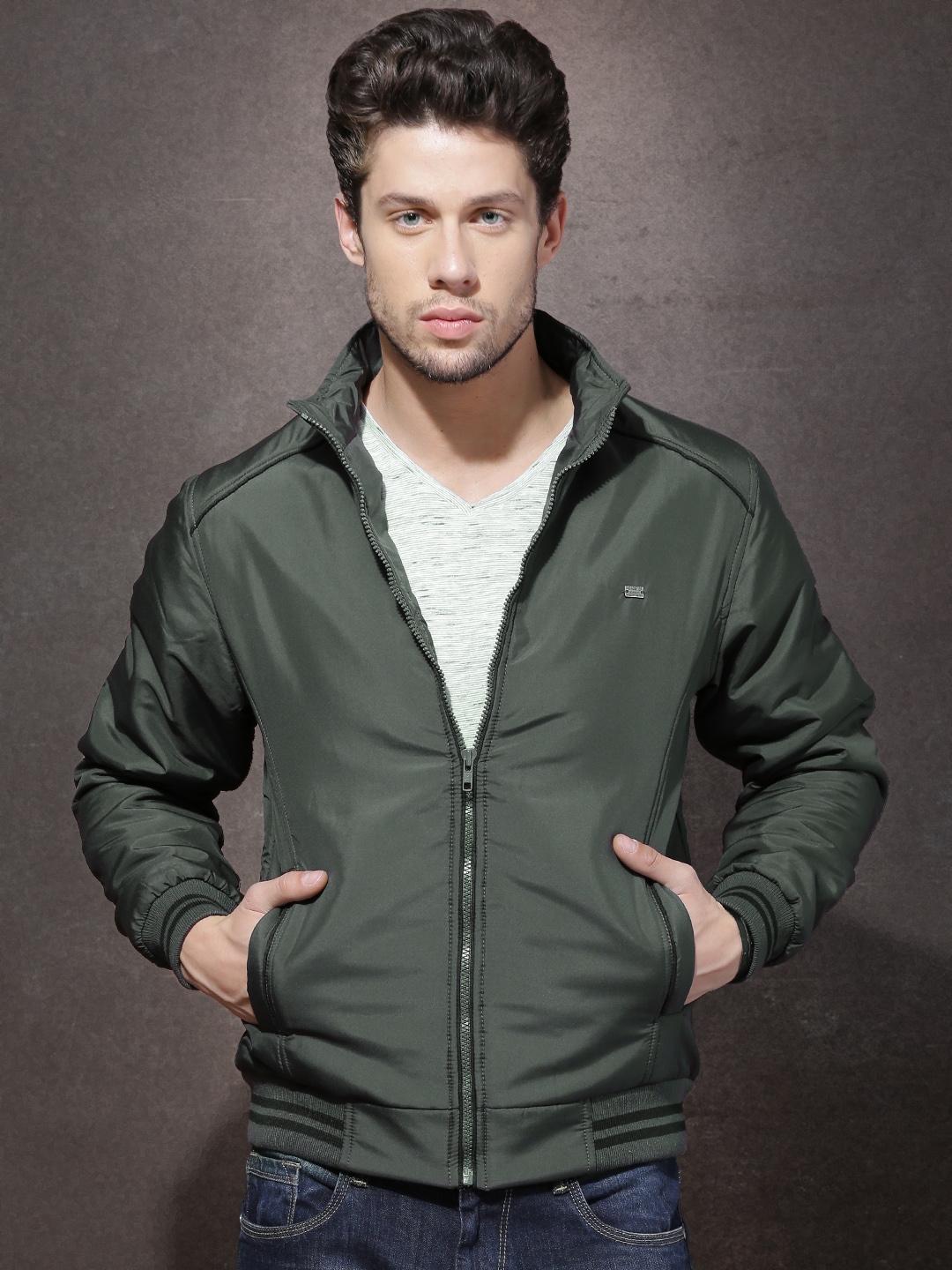 bomber jacket myntra