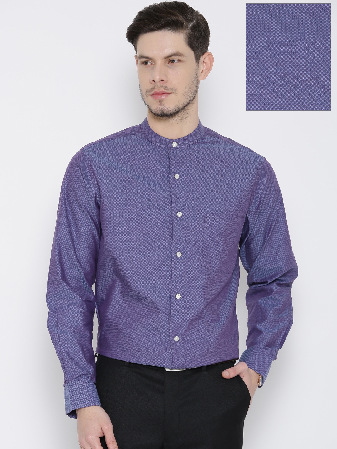 two tone formal shirts