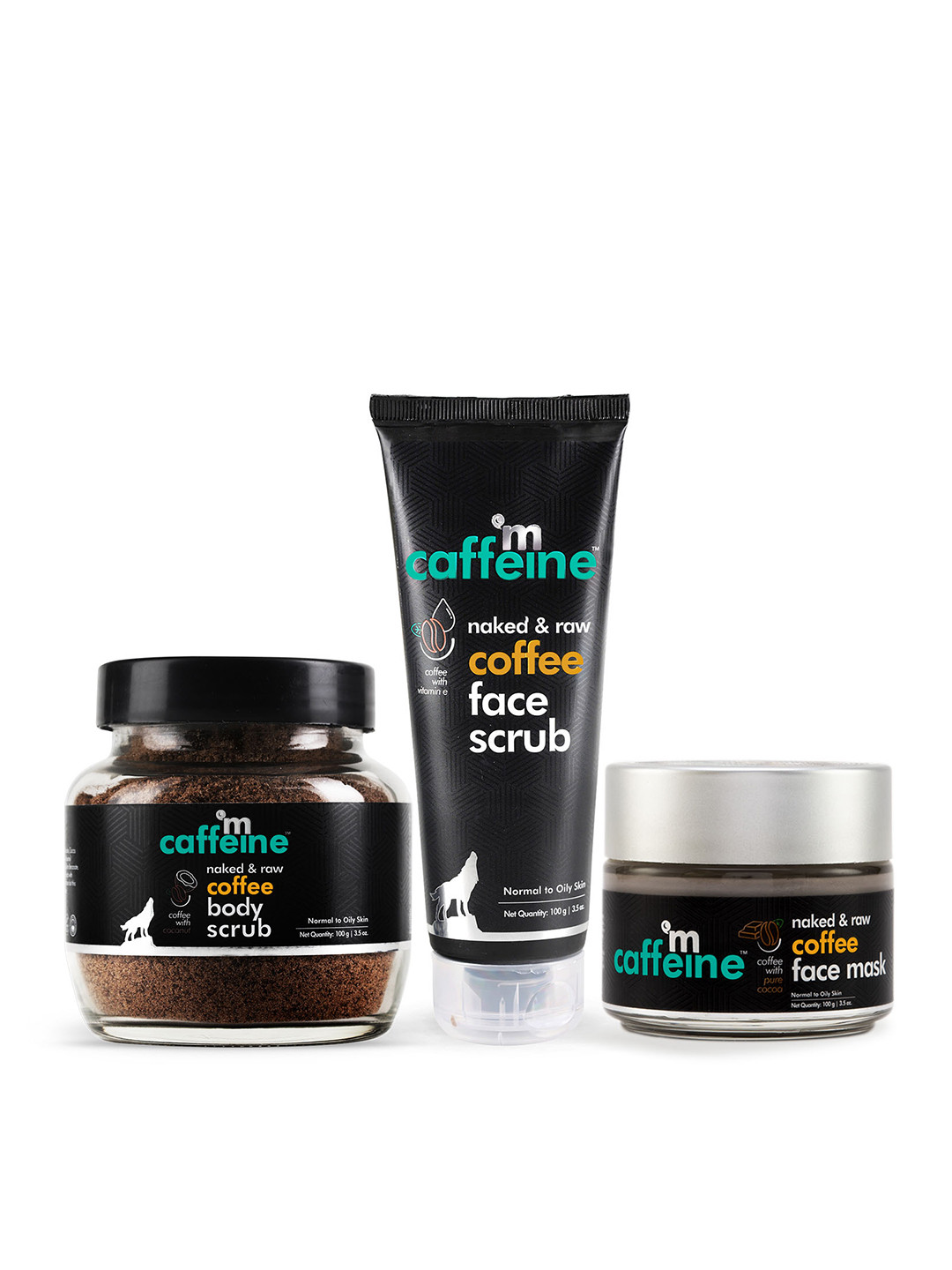 MCaffeine Sustainable Coffee De-Tan Kit - Set of 3