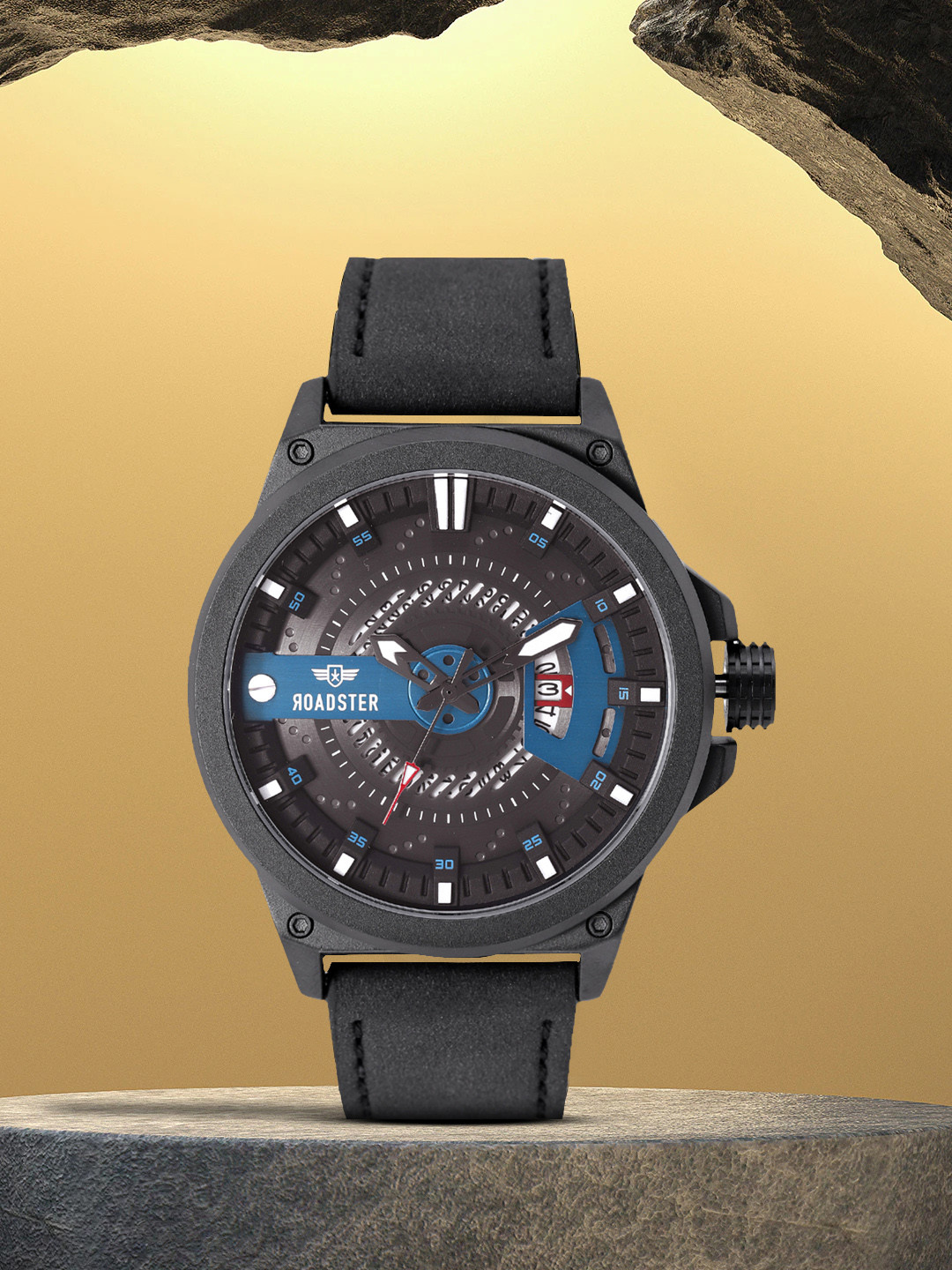 Roadster Men Gunmetal-Toned Analogue Watch MFB-PN-LB-9403