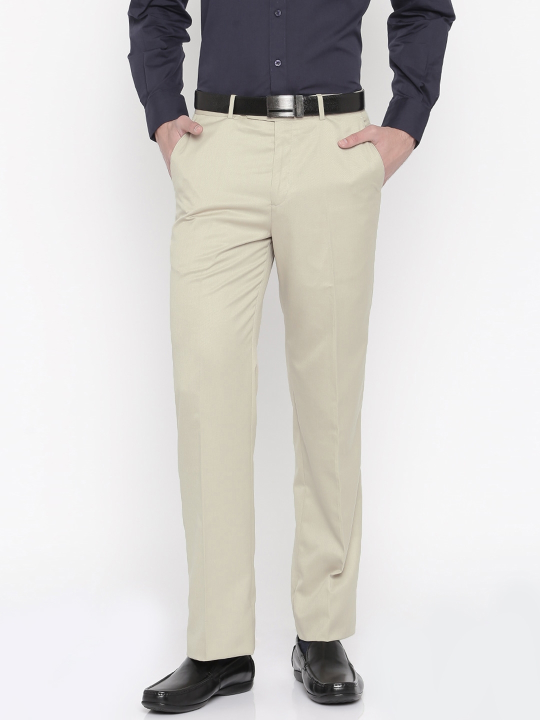 John Players Beige Solid Slim Fit Formal Trouser for men price  Best buy  price in India August 2023 detail  trends  PriceHunt