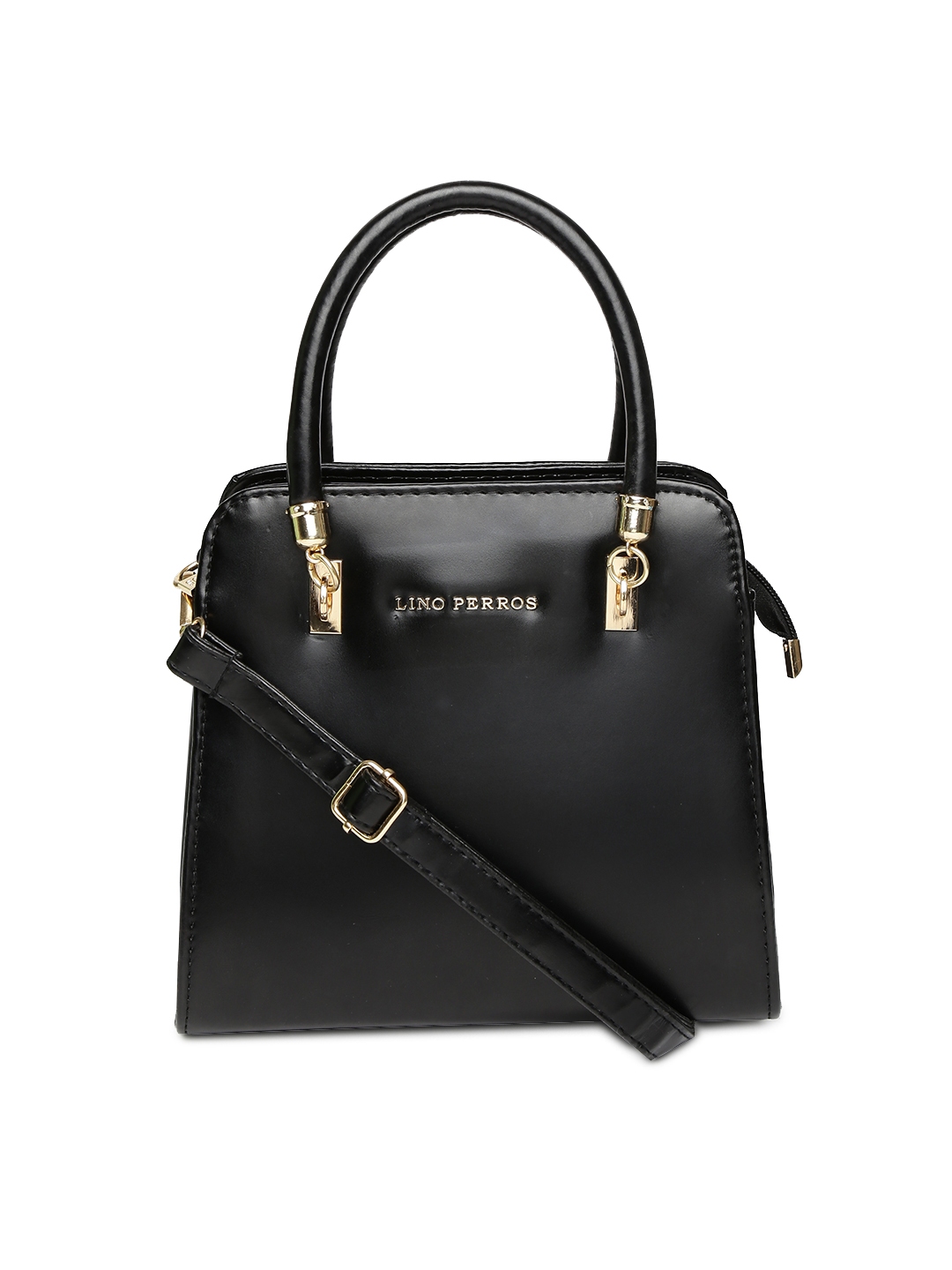 lino perros black handbag