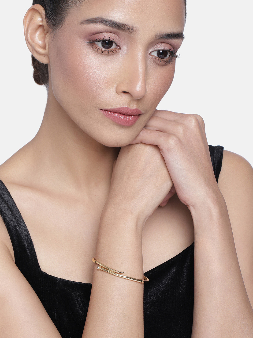 Estele Gold-Plated Cuff Bracelet