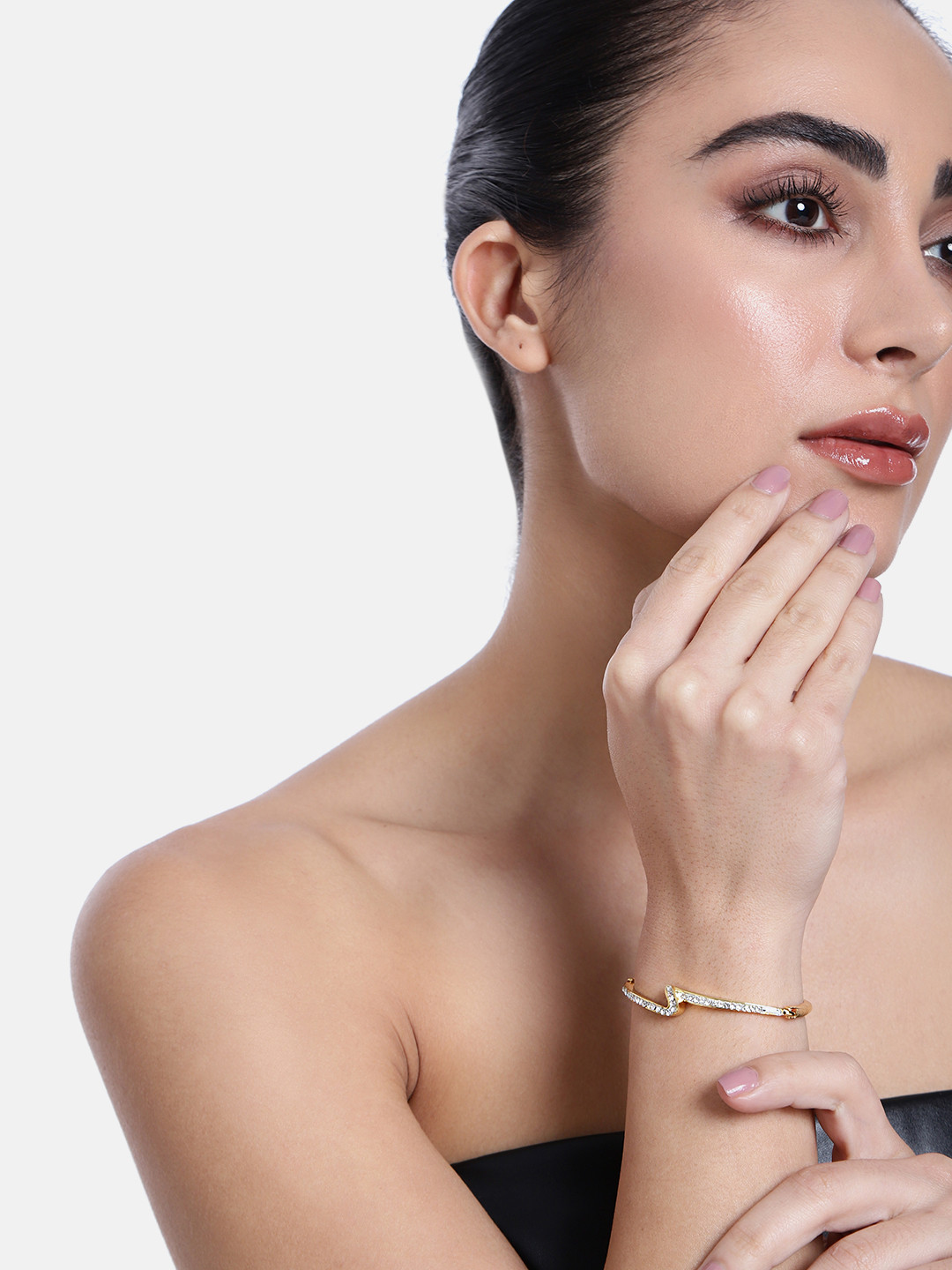 Estele Gold-Plated Cuff Bracelet