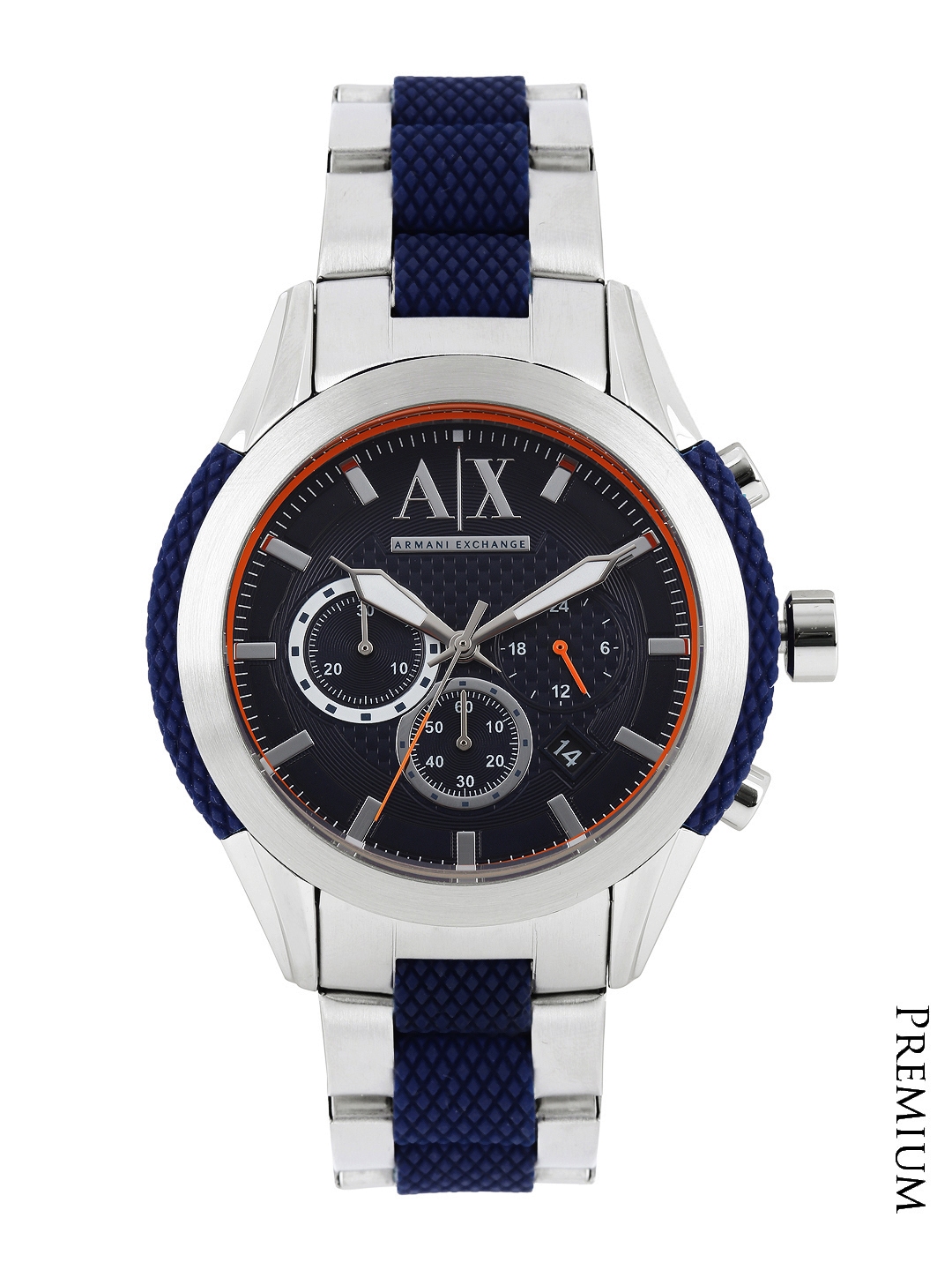 Buy Armani Exchange Men Navy Dial Chronograph Watch AX1386