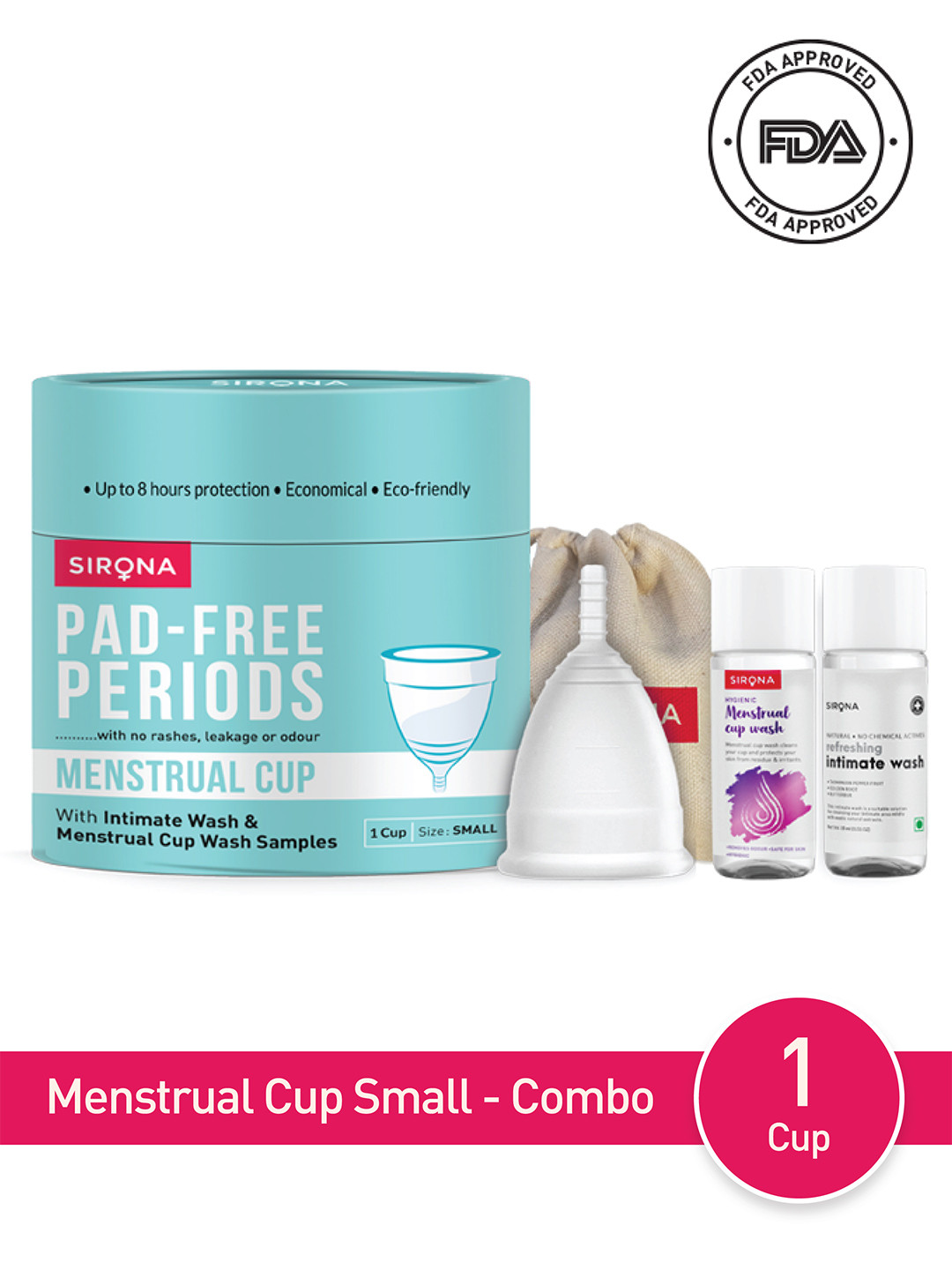 Sirona Reusable Menstrual Cup - Small