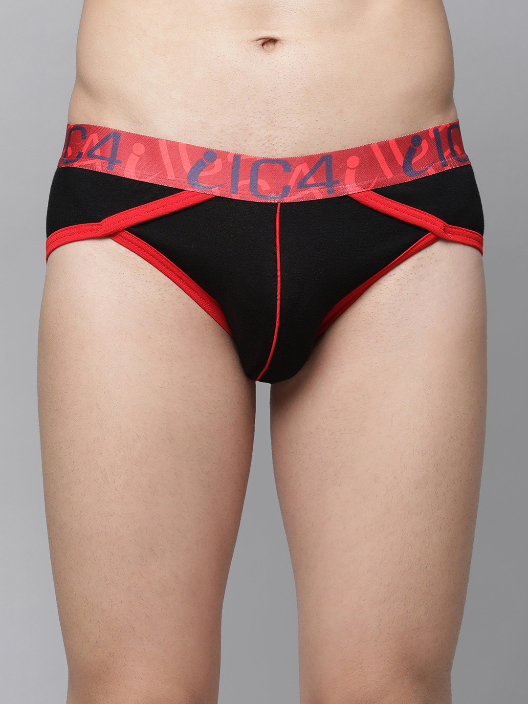IC4 Men Pack of 2 Assorted Solid Briefs 0BR-BRB249P2