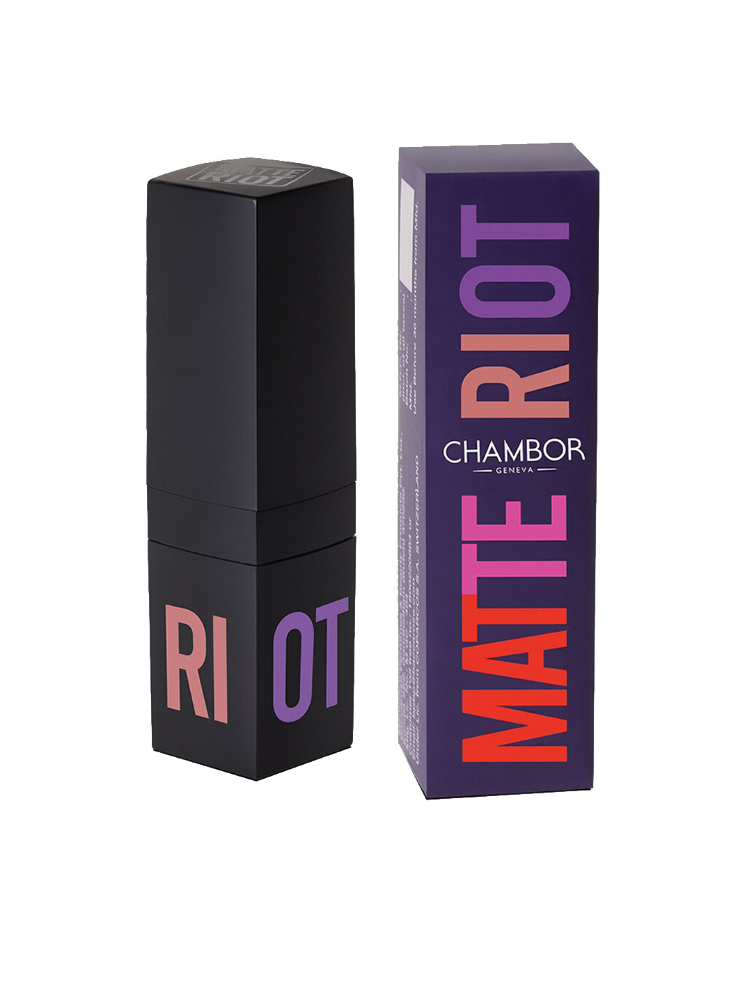 Chambor Long Lasting Matte Riot Lipstick - Cosmo Pink 252